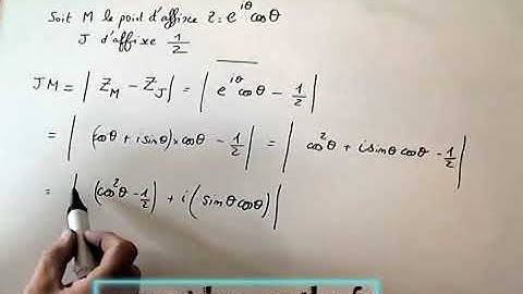 Calcul de distance avec les modules de nombres complexes.