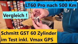 Simson Schmitt GST 60 Zylinder Test inkl. V-max GPS & neuer LT 60 Pro Zylinder nach 500 Km ?