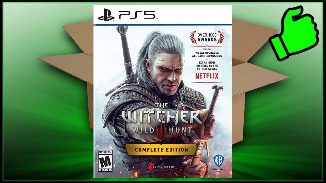 Unboxing THE WITCHER 3 WILD HUNT COMPLETE EDITION, PS5