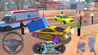 택시 심 2020 🚗⛽ 페라리 시티 택시 운전사 재미있는 사고 - BEST 2021 자동차 시뮬레이터 게임 Android/IOS 게임 플레이 screenshot 2