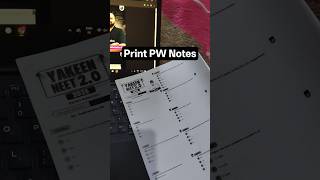 PW Notes Print | how to convert pw notes in white background #neet #jee #jeeadvanced #neetaspirant