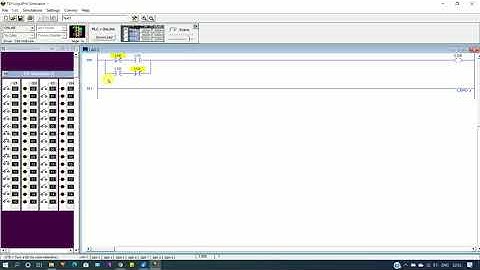 PLC Programming: XOR Gate ladder logic diagram