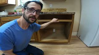 Home Improvement: Altering An Existing Kitchen Cabinet To Hold A Dishwasher