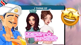 Can AKINATOR guess DRESS TO IMPRESS CHARACTERS?!?!