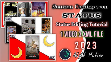 🏮🌙 Ramzan Coming Soon Status Video Editing 2023 - Alight Motion New Ramzan Xml Video Editing #viral