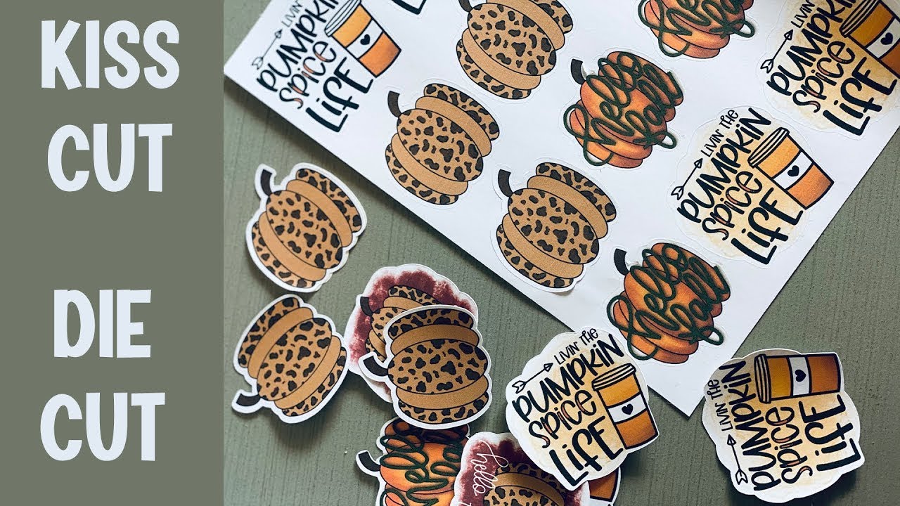 🤓 How to Kiss Cut & Die Cut Stickers With Cricut 