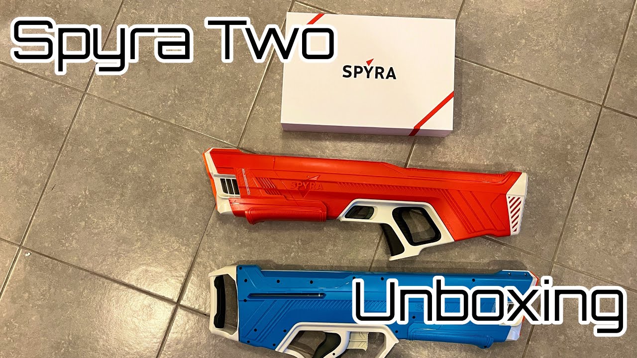 Unboxing Spyra 2 water guns 