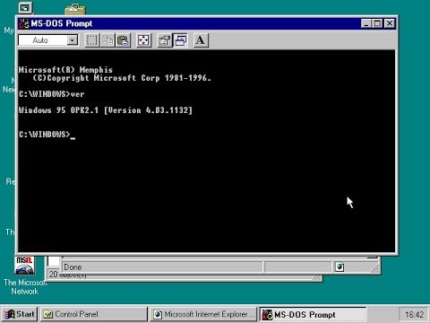 Обзор Windows Memphis Build 1132