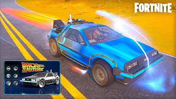 BTTF DeLorean Bundle EARLY Showcase & Reactive GAMEPLAY! (Fortnite Winterfest Update 2025)