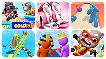 Tom Hero Dash, Giant Rush, Talking Tom Gold Run, Blob Runner 3D, High Heels, Spiral Roll Part 67