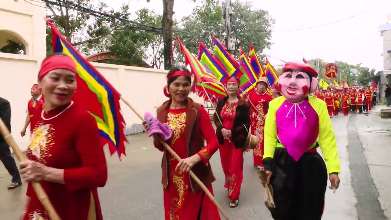 LỄ HỘI TRUYỀN THỐNG LÀNG ĐẶNG GIANG  MỒNG 06-01 NĂM BÍNH NGỌ) RƯỚC 4 XÓM VỀ ĐÌNH THỊ