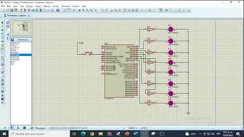 ENCENDIDO DE 8 LEDS CON PIC16F877a