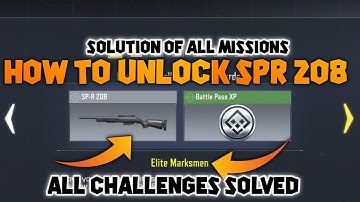 HOW TO UNLOCK SPR 208 ELITE MARKSMAN ALL CHALLANGES SOLVED SEASON 2 CALL OF DUTY MOBILE COD MOBILE