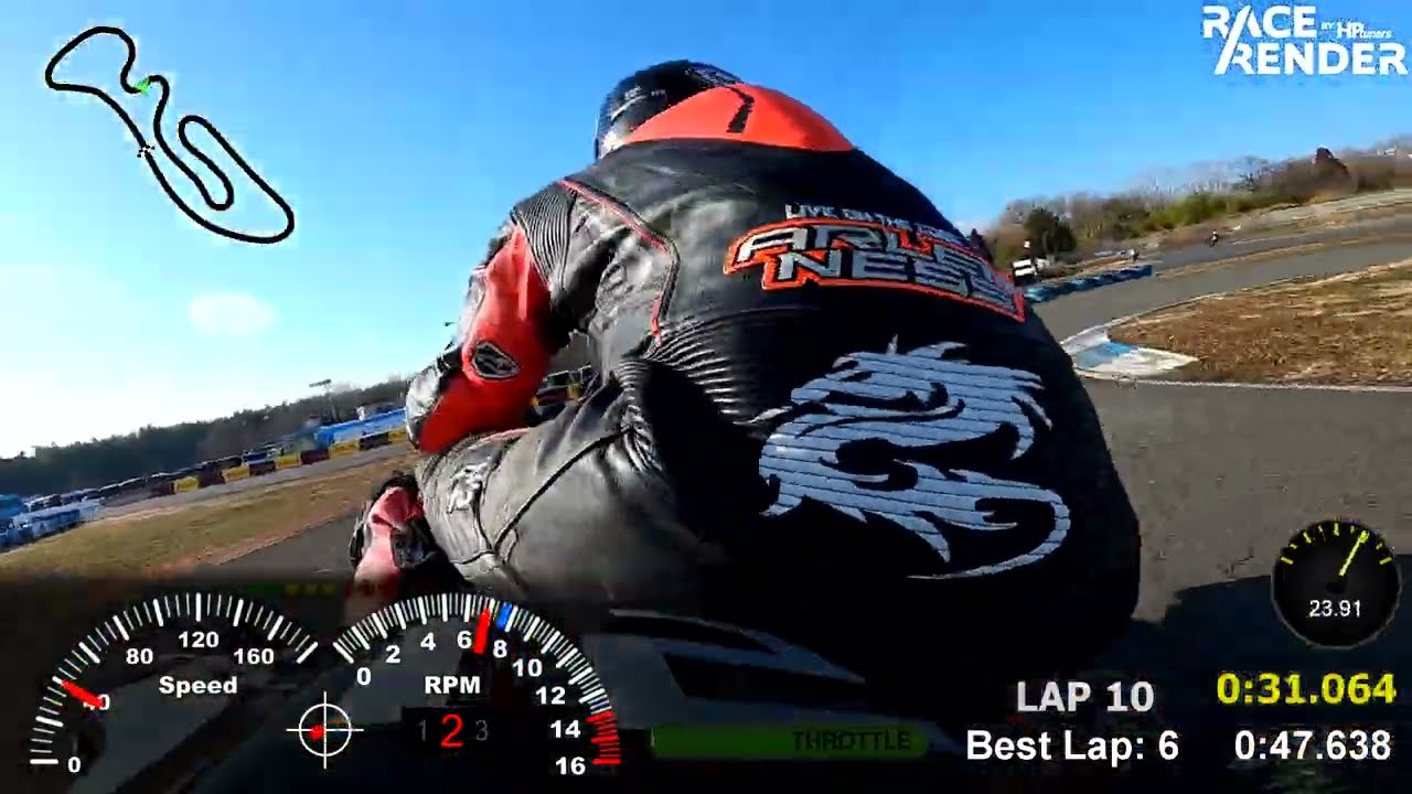 桶川スポーツランド,フリー走行,ロングコース,大型初級1本目,2026/1/17ベストタイム47.638