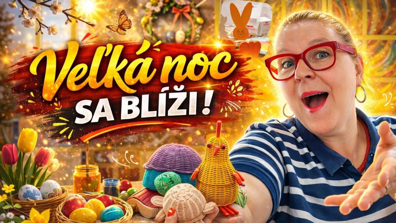 Pletenie košíkov z pedigu s Ribišškou  | 🇸🇰  🇨🇿 Veľká noc sa blíži