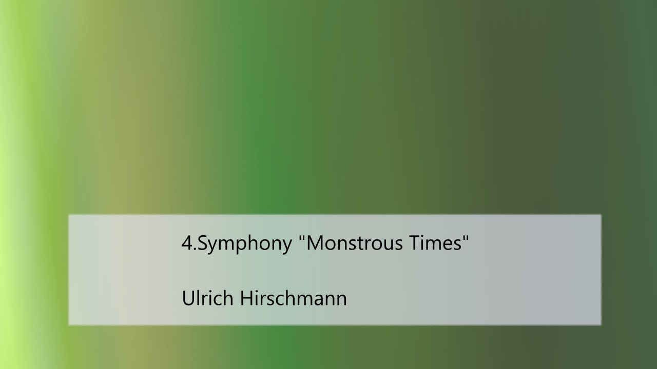 4.Symphony, 3.Movement „Greed“ BBC SO Core