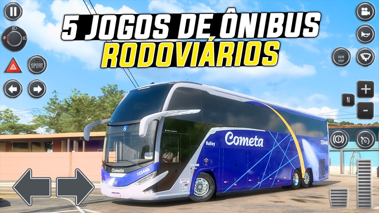 Melhor jogo de ônibus para celular lançado em 2023 🔥 Links dos