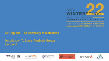 Lecture 4 - Introduction To Linear Algebraic Groups