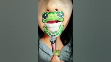 Thumbnail of RHENNE - Lara Campos 🐸🎵🎶#faceart #facepainting #laracampos