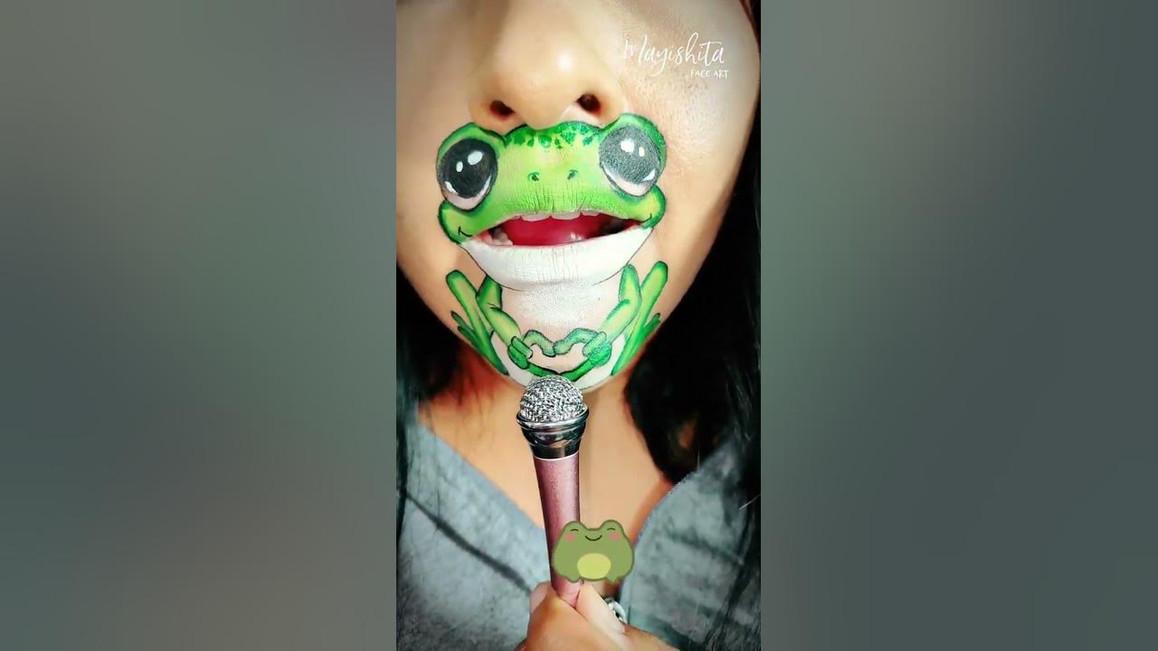 RHENNE - Lara Campos 🐸🎵🎶#faceart #facepainting #laracampos
