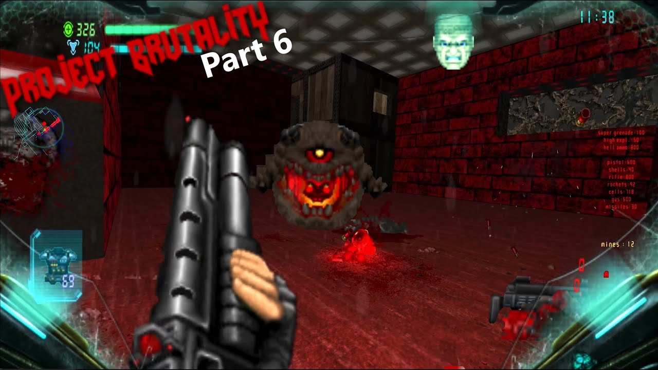 Doom - Project Brutality 3.0 | Maps of Chaos hardcore | playthrough part 6