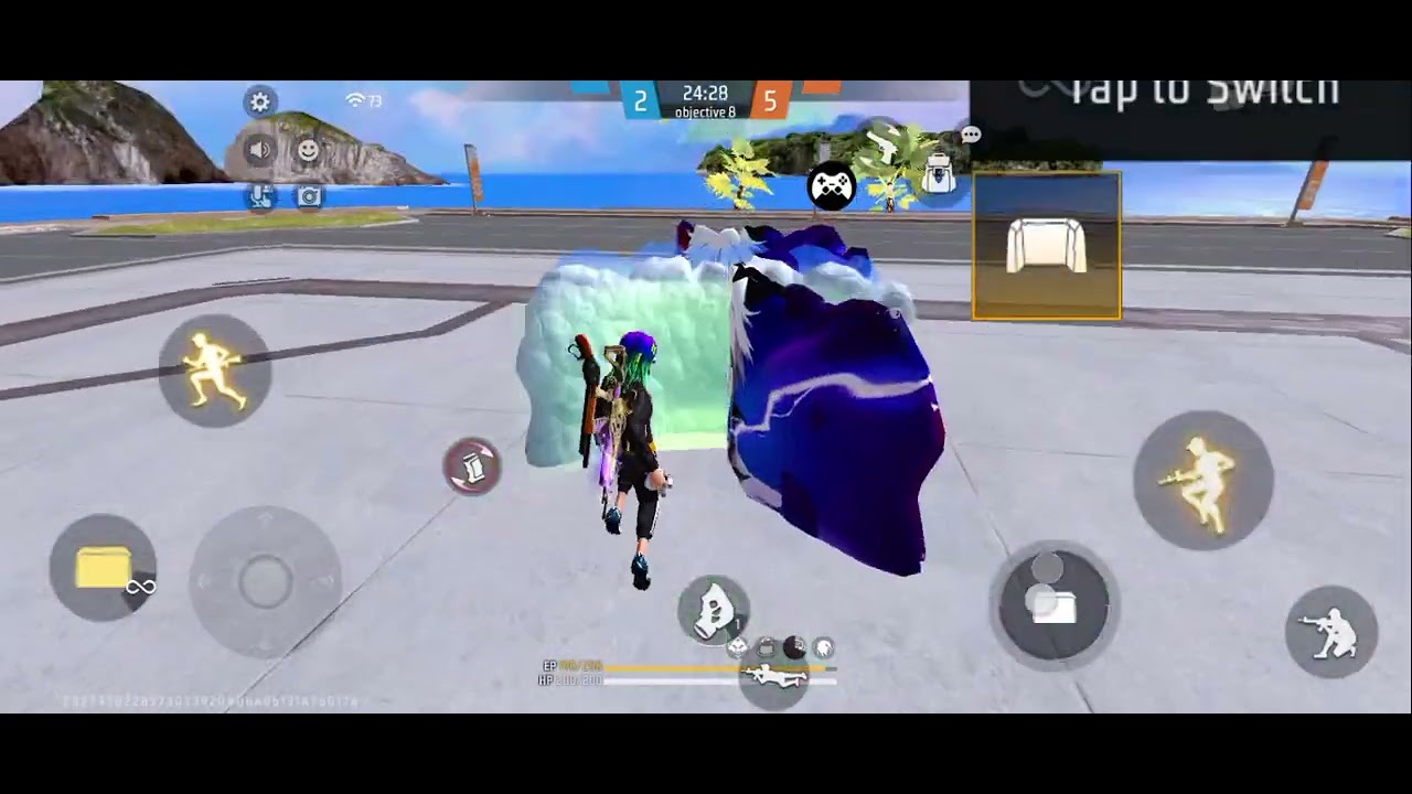 #free fire game playing with bullet Raja 💔💔💔💔💯💓