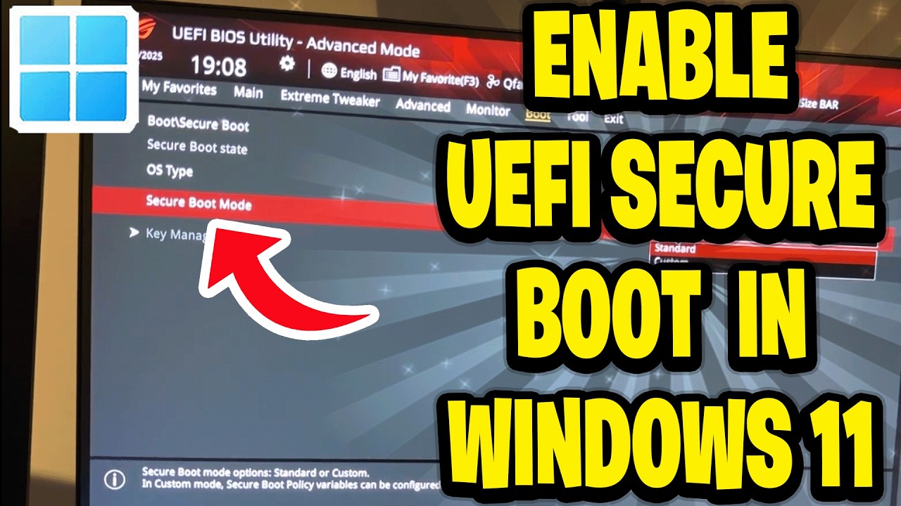 How To Enable UEFI Secure Boot In Windows 11 - YouTube