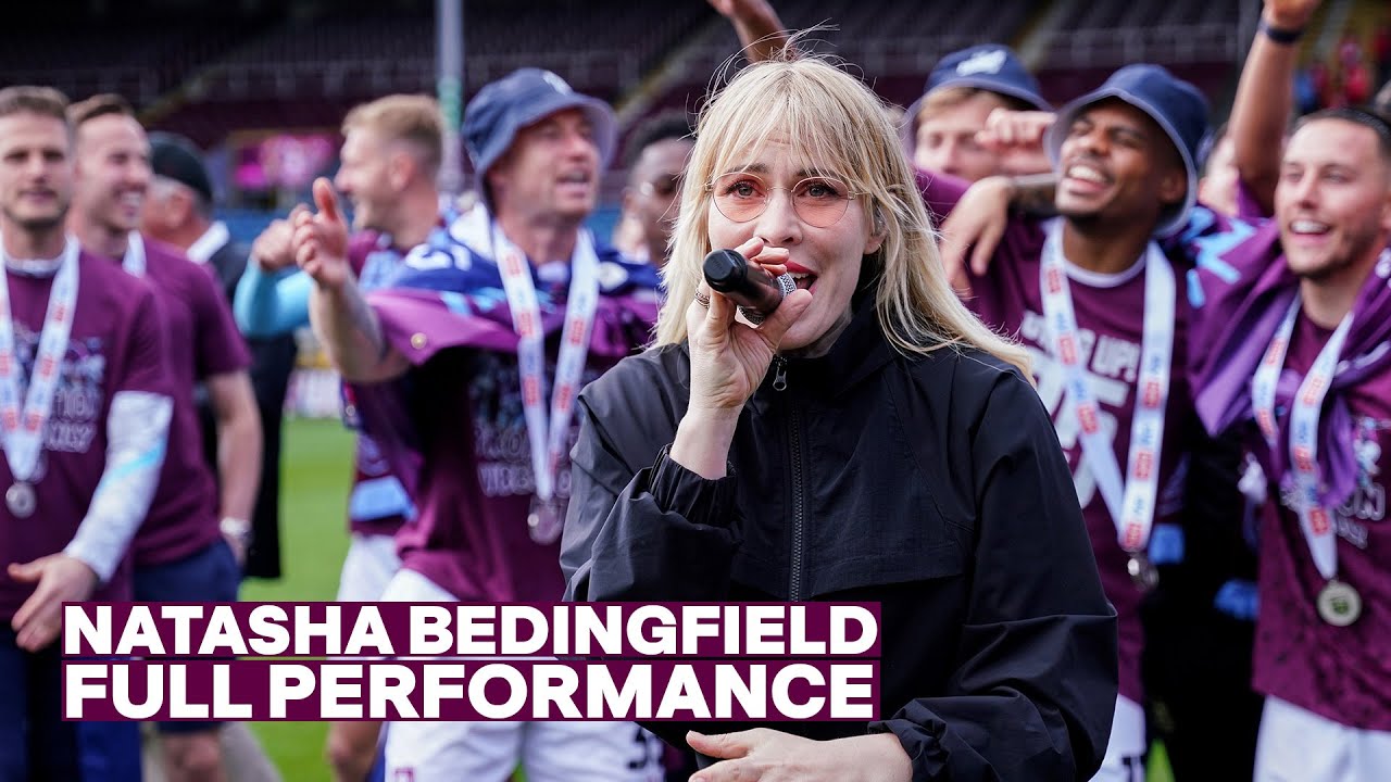 Natasha Bedingfield's FULL Turf Moor Performance! | Burnley FC 2024/25