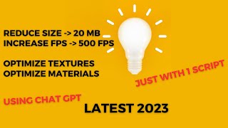 How to Optimize your Unity Game in 2023 | Reduce Size Increase FPS | Unity Optimization | Chat GPT
