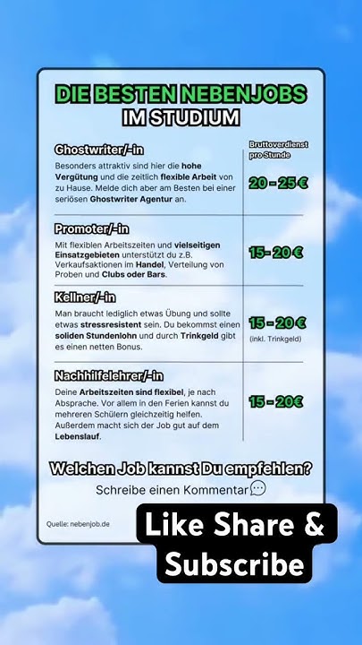 vollzeitjob nebenjob