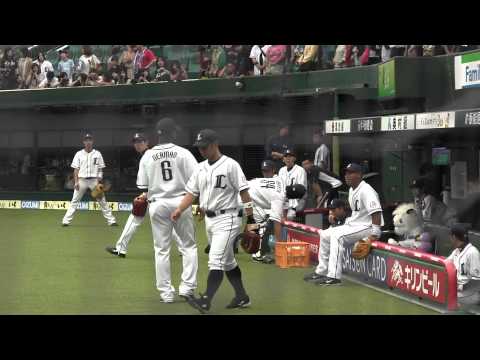 2012/10/06　埼玉西武ライオンズ試合前アップ
