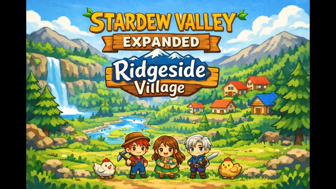 [ STARDEW VALLEY X RIDGESIDE VILLAGE ] - CHILL STREAM SAMBIL DECOR ...