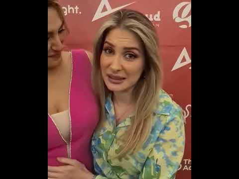 الباربي كنزة مرسلي من حفل إطلاق اغنية منال غربي كنزة مرسلي