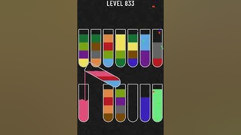 Water Sort Puzzle   level 833 Mobile Cell Phone Game Walkthrough Android / Apple