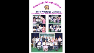 Moodubidire Excellent Campus ZERO WASTE CAMPUS video