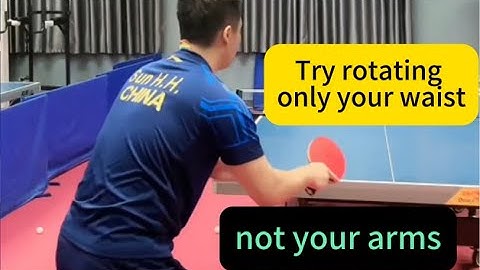 The Core of Continuous Forehand Looping: Waist Power, Not Arm Pull-From Ex-Lin YunJu‘s coach