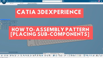 CATIA 3DEXPERIENCE How to Pattern Sub Components in Assembly Design