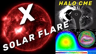 X Solar Flare Massive Halo Cme Observed