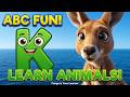 ABC | Kids Learning Video For Kids | ABC Animals Song | ABC Song | ABCLibrary