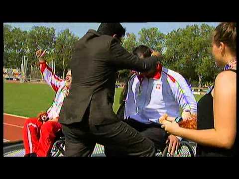 Athletics -  men's shot put F54/55 Medal Ceremony  - 2013 IPC Athletics World Championships, Lyon