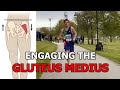 Running exercises engaging the gluteus medius