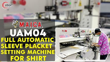 MAICA Italy UAM04 Full Automatic Sleeve Placket Setting Machine for Shirts - the BEST!!!