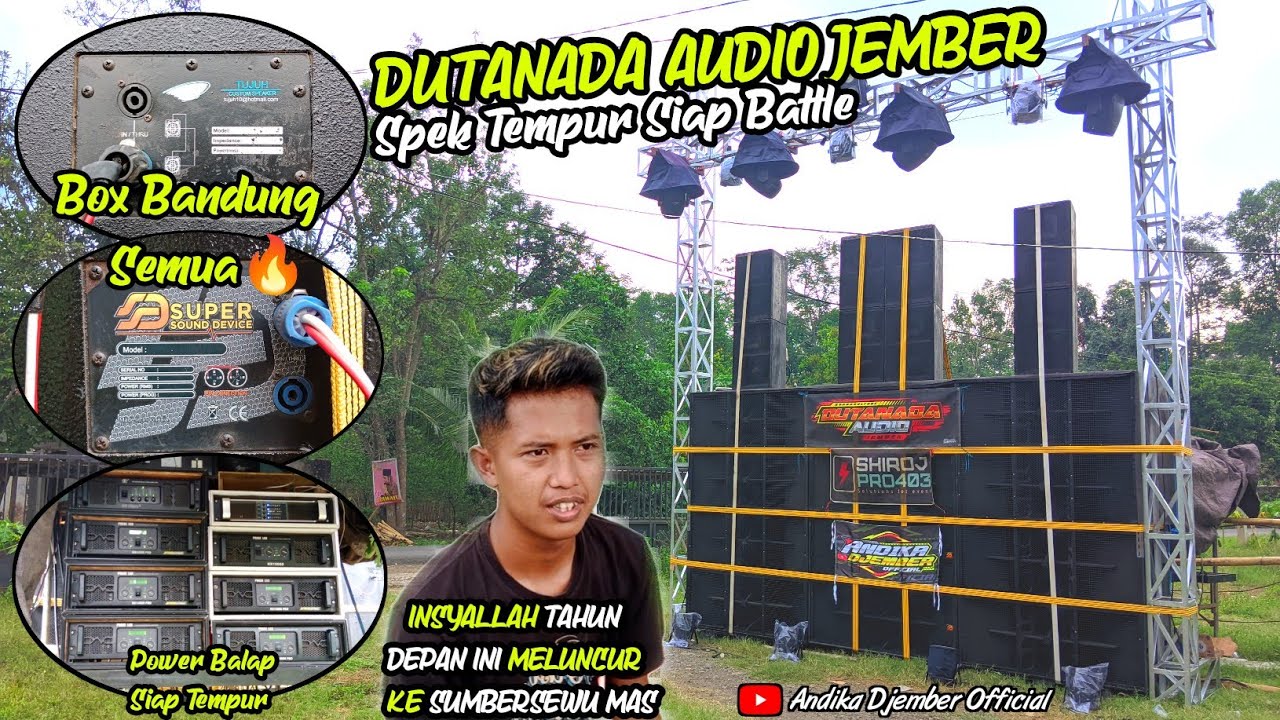 REKOMENDASI SUMBERSEWU🔥DUTANADA AUDIO JEMBER SPEKNYA NGERI SEMUA🔥DAN SIAP BATTLE🔥