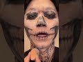 リアルすぎてtiktokで規制された骸骨メイク