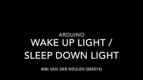 Wake up light/sleep down light