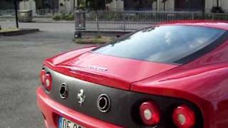 custom exhaust on 360 modena by Räikkönen's mechanic.