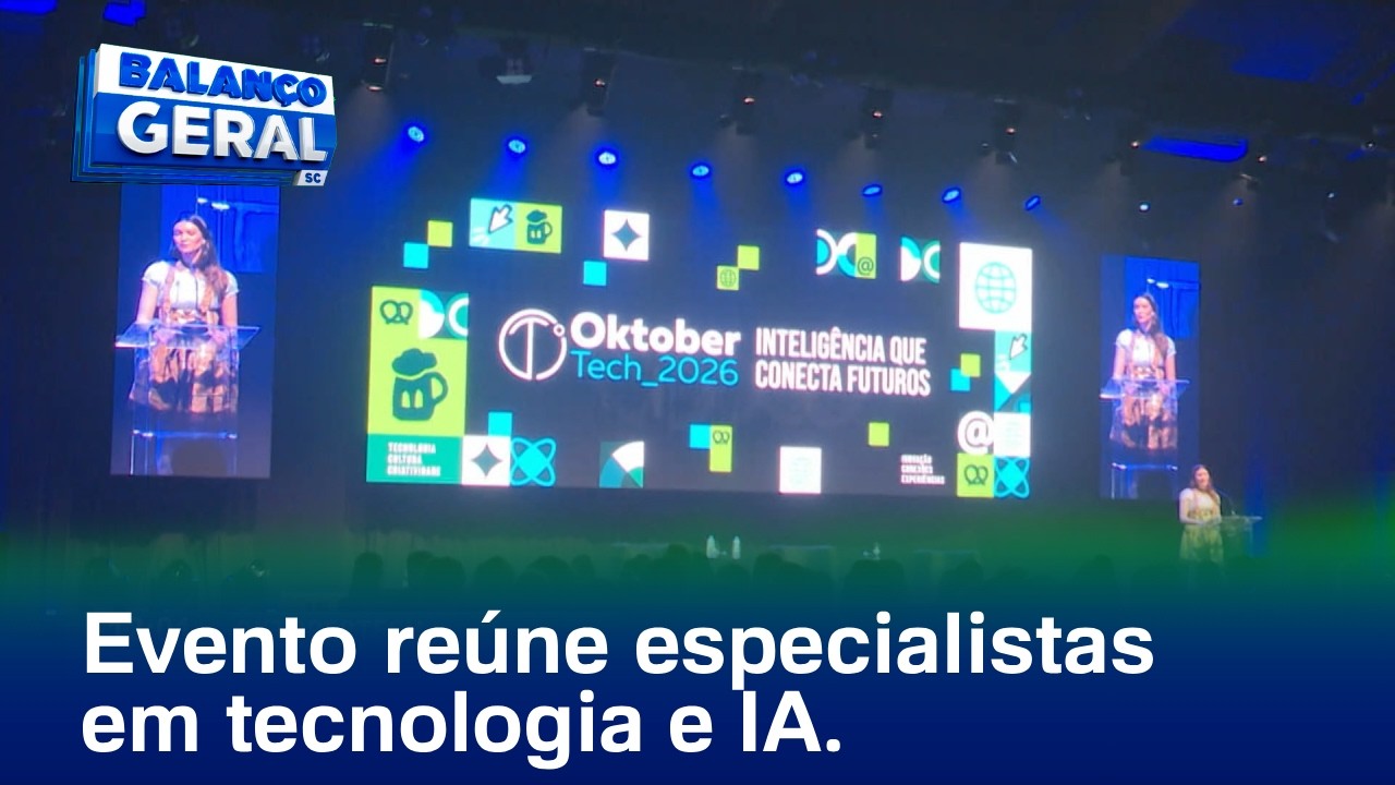 Oktobertech: evento reúne especialistas em tecnologia e inteligência artificial em Blumenau