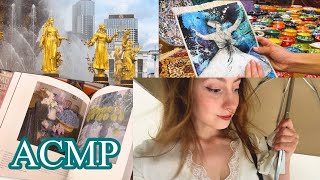 ASMR vlog ‧˚꒰🐾୭ walking through Moscow together ˖᯽ ݁˖ soft spoken screenshot 1