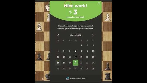 Chess.com Daily Puzzle March 21 #chess #chesscom #chessplayer #chesspuzzle