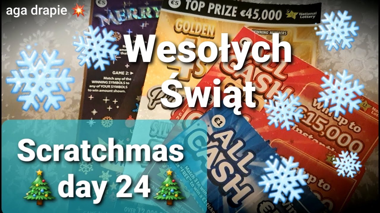 83 Zdrapki🎄SCRATCHMAS 24🎄OSTATNI ODCINEK🎄🎅 ⛄🌨 IRLANDZKIE ZDRAPKI/ Scratch cards Ireland ☘